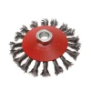 Faithfull Conical Wire Brush 115 x M14 x 2 0.50mm Wire