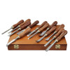 Faithfull Wood Carving Chisels Set in Case, 12 Piece