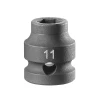 Facom 6-Point Stubby Impact Socket 1/2in Drive 11mm