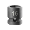 Facom 6-Point Stubby Impact Socket 1/2in Drive 16mm