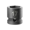 Facom 6-Point Stubby Impact Socket 1/2in Drive 17mm