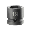 Facom 6-Point Stubby Impact Socket 1/2in Drive 19mm
