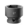 Facom 6-Point Stubby Impact Socket 1/2in Drive 27mm