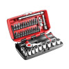 Facom R.360NANOPB Socket Set of 38 Metric 1/4in Drive