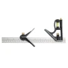 Hultafors 52ME Combination Square – 300mm (12 Inch) Metal Ruler & Angle Tool | Precision Measuring For DIY & Woodworking