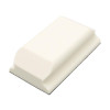 Flexipads Hand Sanding Block Shaped White PUR VELCROÂ® Brand 70 x 125mm