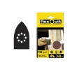 Flexovit Detail Hook & Loop Sanding Sheets 105 x 175mm Fine 120g (6)