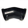 Floplast Miniflow 75mm 135 Deg Gutter Bend Black