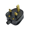 Faithfull Black Plug 13A