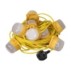 Faithfull Festoon Lights 10 LED Bulbs 240V 22m