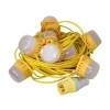 Faithfull Festoon Lights 10 LED Bulbs 110V 22m