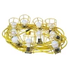 Faithfull Festoon Lights Low Energy 10 LED Bulbs 110V 22m