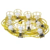 Faithfull Festoon Lights 10 ES Bulbs 110V 22m