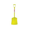 Red Gorilla One Piece Plastic Shovel - Yellow
