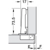 Cupboard Hinge Soft Close (Pair)