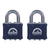 Squire 35T Stronglock Card (2) Padlocks 38mm Open Shackle Keyed