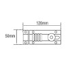 Squire Combi 2 Recodeable Locking Bolt 120mm - Black