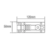 Squire Combi 2 Recodeable Locking Bolt 120mm - Black