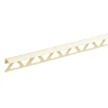 Tile Trim Quadrant 6mm PVC Cream