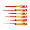 Hultafors VDE Pozidriv & Slotted Screwdriver Set, 6 Piece