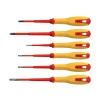 Hultafors VDE Pozidriv & Slotted Screwdriver Set, 6 Piece