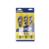 6X Blue Groove Wood Drill Bit Set of 3