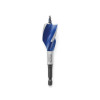 6X Blue Groove Stubby Wood Bit 22mm x 4in