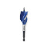6X Blue Groove Stubby Wood Bit 25mm x 4in