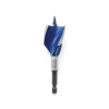6X Blue Groove Stubby Wood Bit 28mm x 4in
