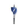 6X Blue Groove Stubby Wood Bit 32mm x 4in