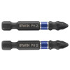 Impact Screwdriver Bits Phillips PH2 50mm Pack of 2