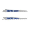 Irwin Sabre Saw Blade Wood/PVC Cutting 152mm Pack of 2