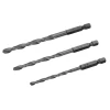 Irwin HSS Drill Bit Hex Shank Bit Set, 3 Piece