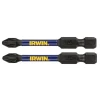 Irwin Impact Pro Performance Screwdriver Bits PZ3 57mm (Pack 2)