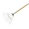 Kent & Stowe Stainless Steel Long Handled Lawn & Leaf Rake, FSC&Acirc;&reg;