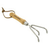 Kent & Stowe Stainless Steel Hand 3-Prong Cultivator, FSCÂ®