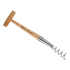 Kent & Stowe Stainless Steel Hand Corkscrew Weeder, FSCÂ®
