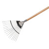 Kent & Stowe Stainless Steel Garden Life Lawn Rake, FSCÂ®