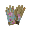 Kent & Stowe Aqua Peony Premium Comfort Gloves - Ladies Medium