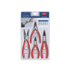 Knipex 00 20 03 V02 Circlip Plier Set, 4 Piece