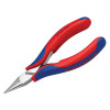 Knipex Electronics Half Round Jaw Pliers Multi Component Grip 115mm