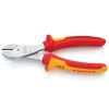 Knipex High Leverage Diagonal Cutting Pliers VDE Certified Grip 180mm