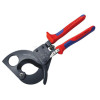 Knipex Cable Shears Ratchet Action Multi Component Grip 280mm