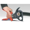 Knipex Cable Shears Ratchet Action Multi Component Grip 280mm