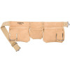 Kuny's AP-1300 Carpenters Apron 5 Pocket Suede Leather