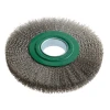 Lessmann Wheel Brush D200 x w25-27 x 50 Bore Steel Wire 0.30