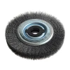 Lessmann Wheel Brush D200 x W28-30 x 80 Bore Set 4 +1 Steel Wire 0.30