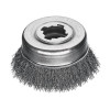 Lessmann X-Lock Crimped Cup Steel Brush 85mm Non Spark