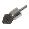 Lessmann Pointed End Brush with Shank 23/68 x 25mm 0.30 Steel Wire