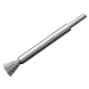 Lessmann End Brush with Shank 12 x 120mm, 0.30 Steel Wire